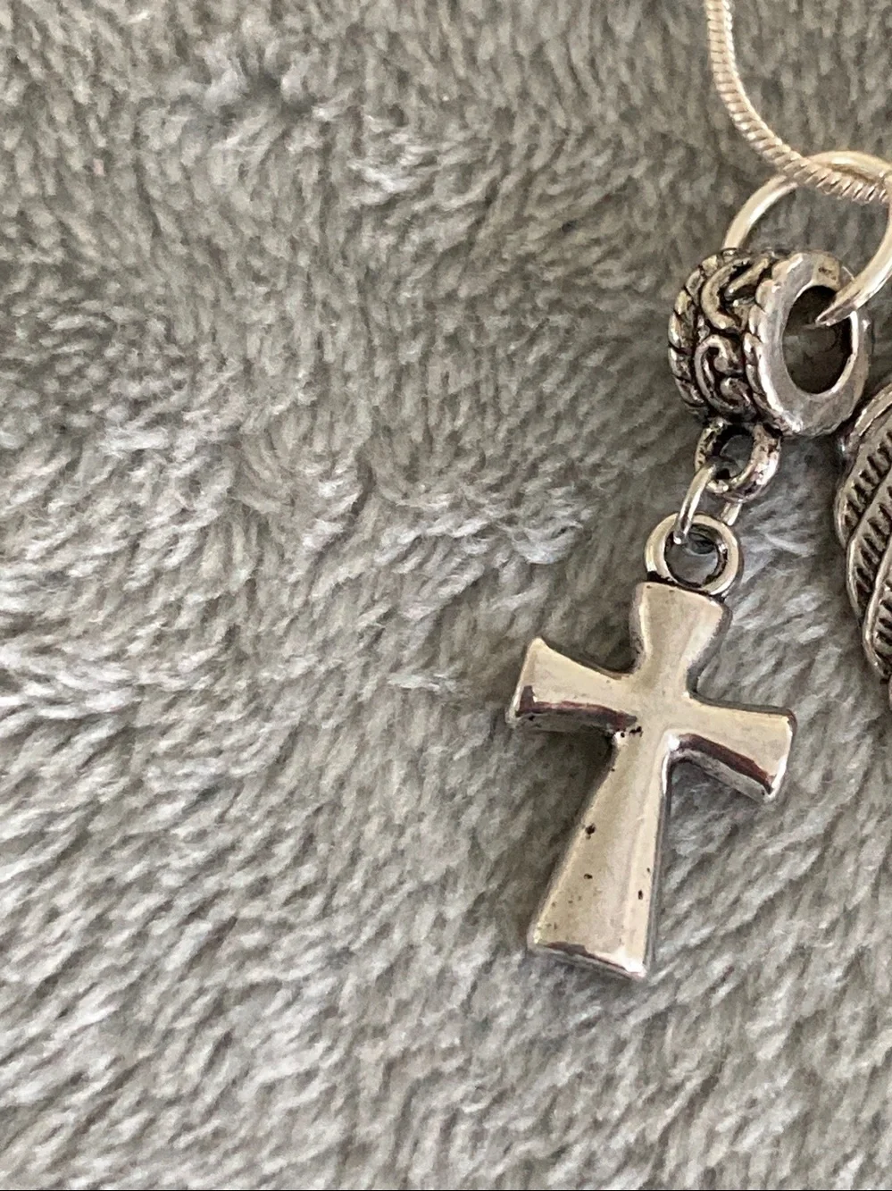 Faith cross necklace